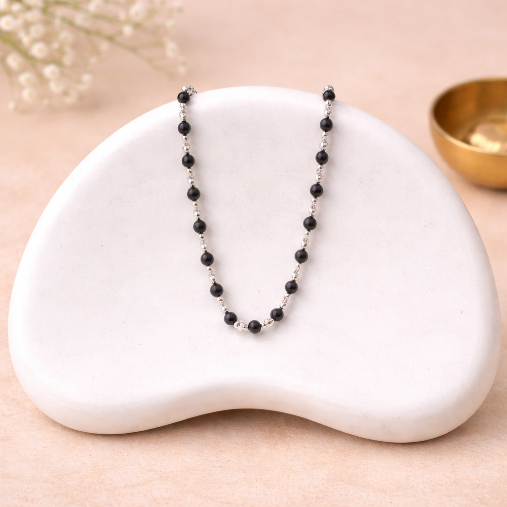 Tulsi Mala Silver 3